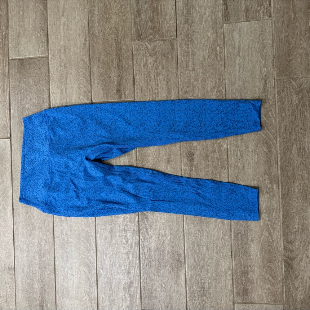 Zyia Blue Patterned Low Compression Leggings - image 3